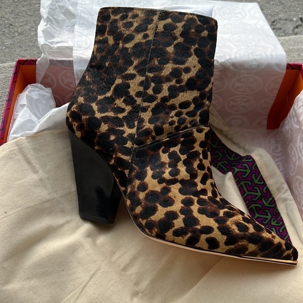 Tory Burch Leopard Print Calf Hair